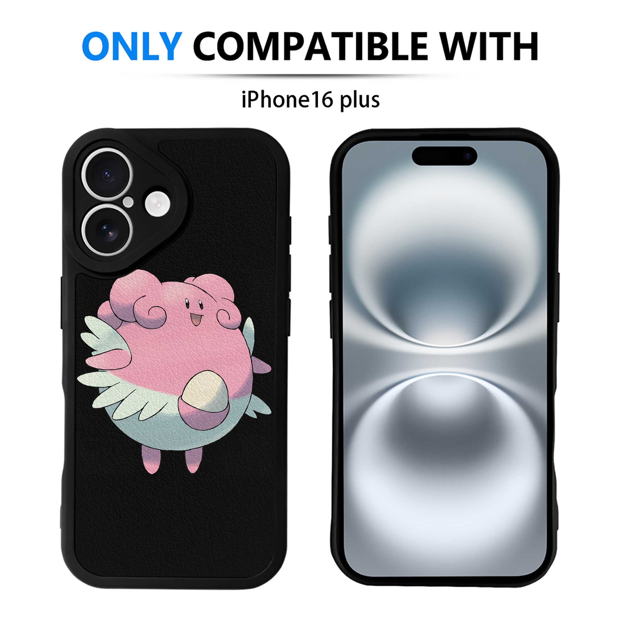 （画像用） ポケットモンスター Pokémon 【iPhone 16シリーズ対応】シリコンスマホケース（レザー調） 材質：シリコン